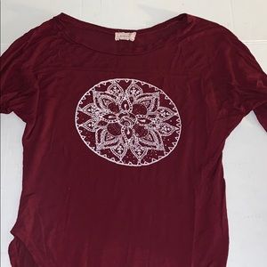 Burgundy Long sleeve